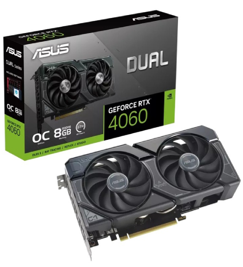 Asus nVidia GeForce RTX 4060 8GB 128bit DUAL-RTX4060-O8G