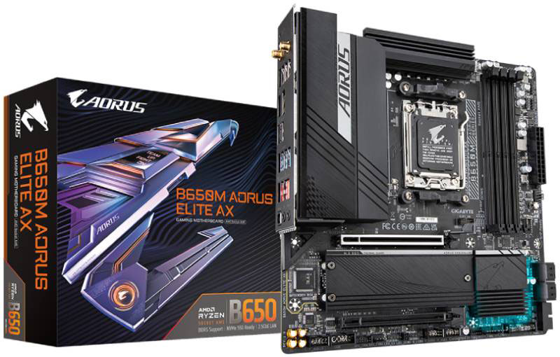 Gigabyte B650M AORUS ELITE AX rev. 1.x Maticna Ploca za Amd AM5 socket