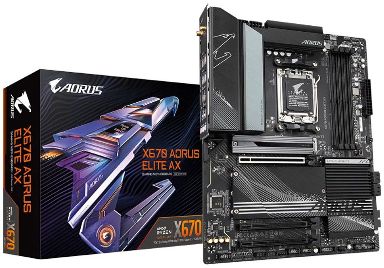 Gigabyte X670 AORUS ELITE AX rev. 1.x Maticna Ploca za Amd AM5 socket