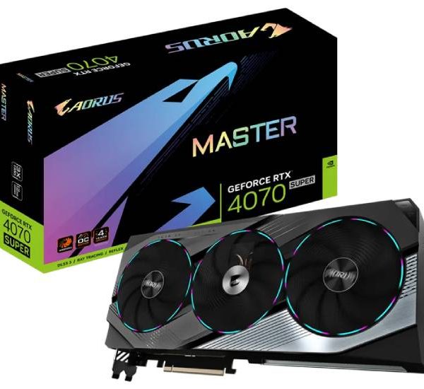 Gigabyte nVidia GeForce RTX 4070 SUPER MASTER 12GB GV-N407SAORUS M-12GD