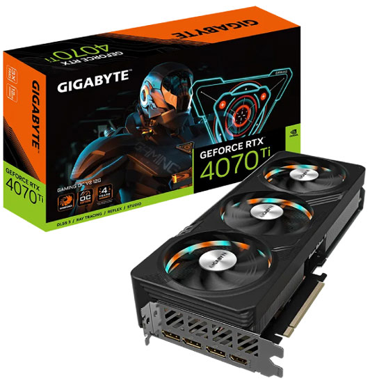 Gigabyte nVidia GeForce RTX 4070 Ti 12GB 192bit GV-N407TGAMING OCV2-12GD