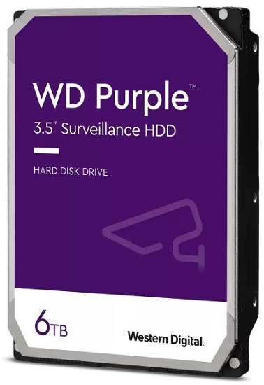 WD 6TB WD63PURZ Purple 64MB 3.5 Sata III IntelliPower