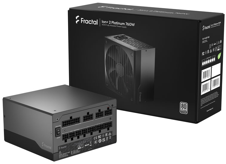 Fractal Design 760W Ion+ 2 Platinum EU, FD-P-IA2P-760-EU 34293