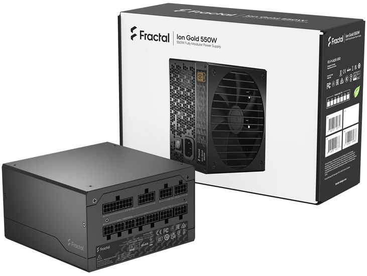 Fractal Design Ion Gold 550W EU, FD-P-IA2G-550-EU 34290