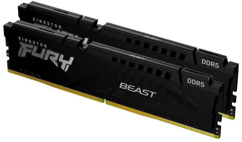 KINGSTON DDR5 64GB 6400MT/s KF564C32BBK2-64 2x32GB kit FURY Beast Black XMP