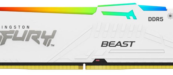 KINGSTON DDR5 32GB 6400MT/s KF564C32BWA-32 FURY Beast White RGB XMP
