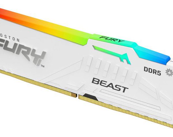 KINGSTON DDR5 32GB 6400MT/s KF564C32BWEA-32 FURY Beast White RGB EXPO