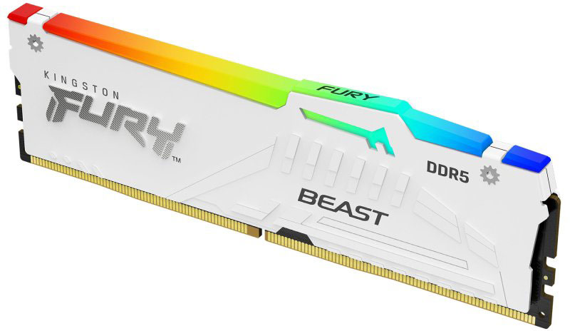 KINGSTON DDR5 32GB 6000MT/s KF560C40BWAK2-32 2x16GB kit Fury Beast White RGB XMP