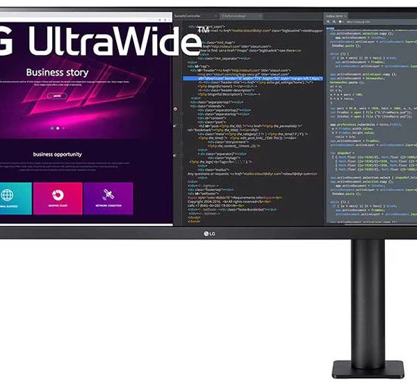 Lg 34in 34WN780P-B IPS UltraWide Ergo QHD 3440x1440 75Hz 2 HDMI, 1 DP, AMD FreeSync Tilt, Swivel, Pivot, Black