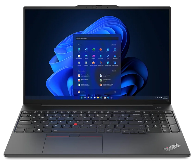 Lenovo ThinkPad E16 G1 R5-7530U/16G/512G/DOS/3Y, 21JT003BYA