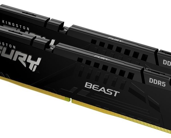 Kingston DDR5 64GB 5200MT/s KF552C40BBAK2-64 (2x32GB kit) Fury Beast RGB black