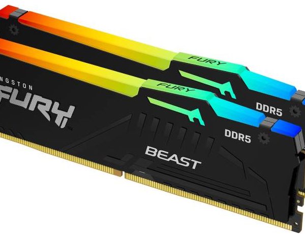 Kingston DDR5 64GB 5600MT/s KF556C36BBEAK2-64 (2x32GB kit) Fury Beast RGB EXPO