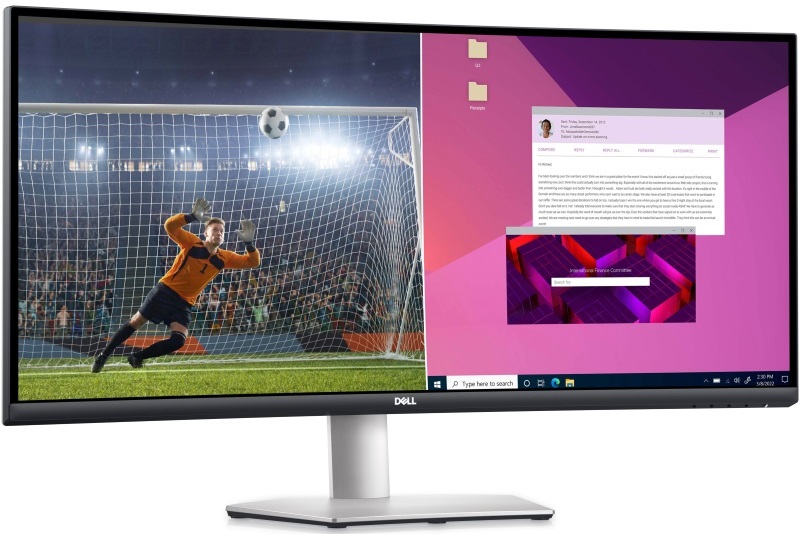 Dell 34in S3423DWC WQHD USB-C FreeSync Gaming zakrivljeni