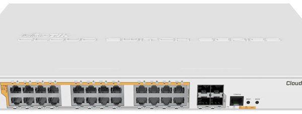 Switch Mikrotik CRS328-24P-4S+RM RouterOS 5L ili SwitchOS dual boot PoE 48825 LAN02125
