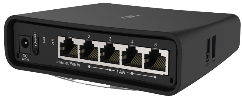 Router Mikrotik RBD52G-5HacD2HnD-TC hAP ac2, ruter  LAN03571