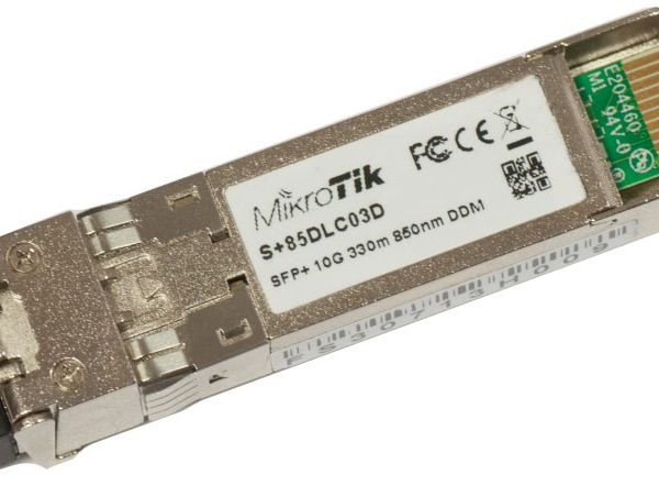 Mikrotik S+85DLC03D SFP+ primopredajni modul 10G Multi Mode 300m 850nm  LAN03107