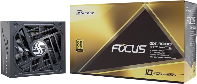 Seasonic 1000W Focus GX-1000 Modularno 80+ Gold, SSR-1000FX3 34124