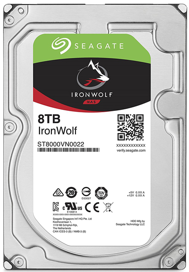 Seagate 8TB ST8000VN0022 Sata III 3.5 256MB IronWolf Guardian