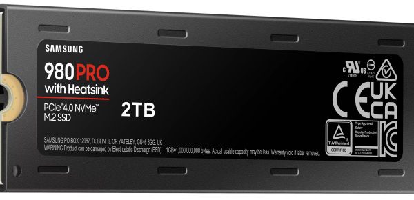 SSD M.2 2TB Samsung MZ-V8P2T0CW NVMe 980 Pro Series Heatsink SSD