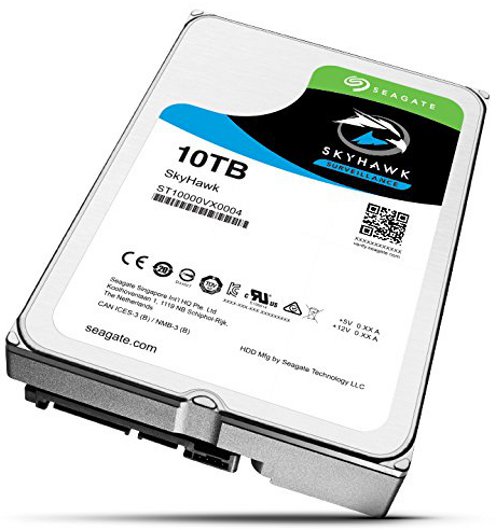 Seagate 10TB ST10000VX0004, 3.5, Sata III, 256MB, SkyHawk Surveillance