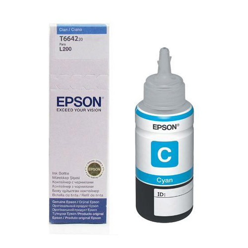 Epson T6642 cyan kertridz za L100, L110, L130, L1300, L1455, L200, L210, L220, L300, L3050, L3060, L3070, L310, L355, L365, L382, L386, L455, L550, L565, L605, L655