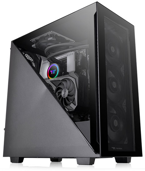 Thermaltake Divider 300 TG/Black/Win/SPCC/Glass/CA-1S2-00M1WN-00 29471
