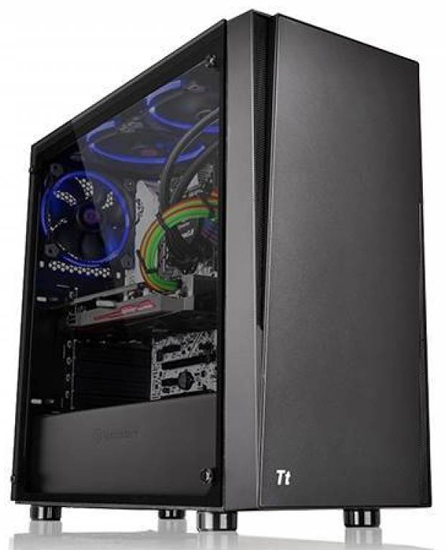 THERMALTAKE Versa J21 TG Black Win SPCC Tempered Glass 1 29467