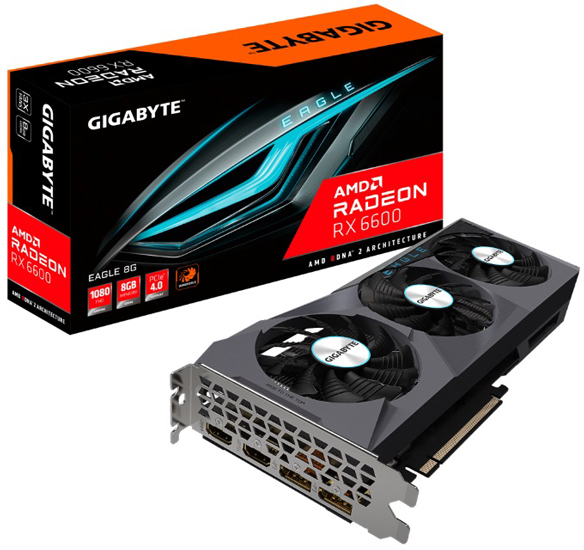 Gigabyte Amd Radeon RX 6600 GV-R66EAGLE-8GD EAGLE 8GB