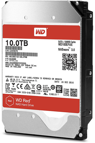 WD 10TB WD100EFAX Red, Sata III, 256MB, 3.5in
