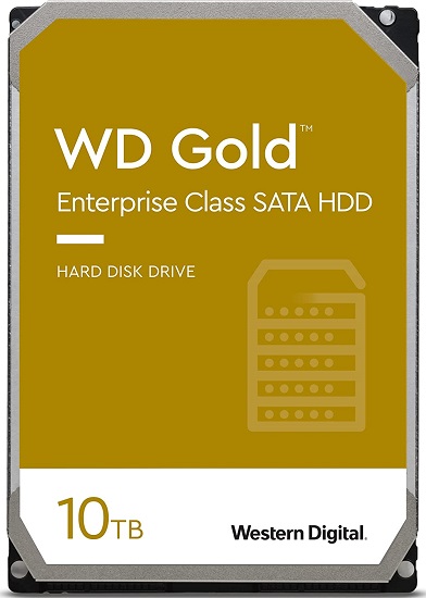 WD 10TB Gold WD102KRYZ 7200rpm 256MB Sata III 3.5in
