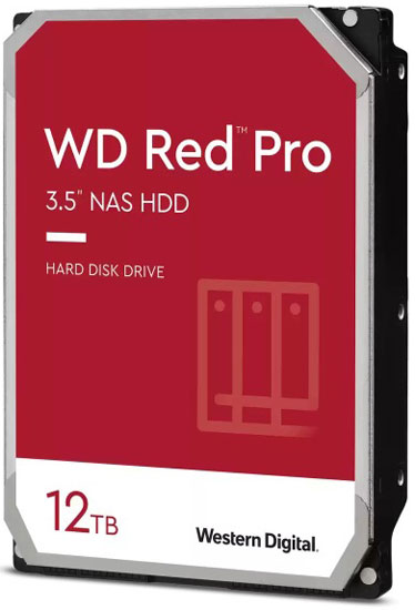 WD 12TB WD121KFBX Red Pro 3.5 Sata III 256MB 7.200