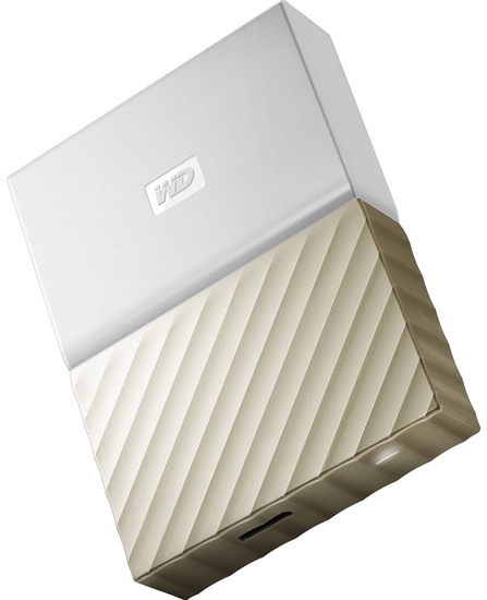 EXT 2TB WD My Passport Ultra  Gold USB 3.0, 8 MB, 2,5in, 5.400 rpm WDBFKT0020BGD-WESN