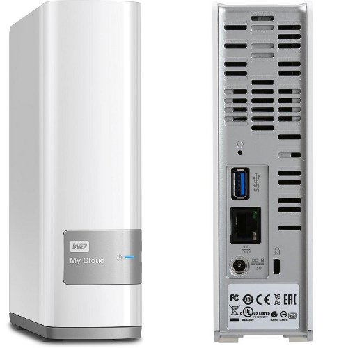 EXT 4TB WD My Cloud WDBCTL0040HWT-EESN, LAN, 64 MB, 3,5in, Intellipower rpm