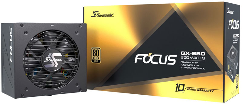 Seasonic 850W Focus GX-850 Modularno 80+ Gold, SSR-850FX3 34440