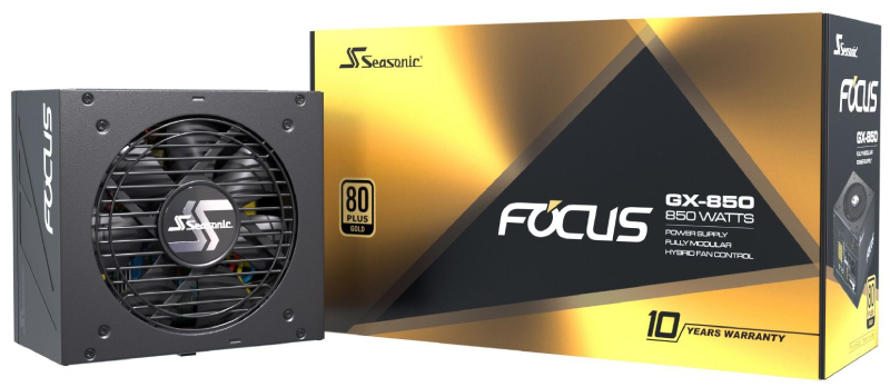 Seasonic 850W Focus GX-850 Modularno, 80+ Gold 30563