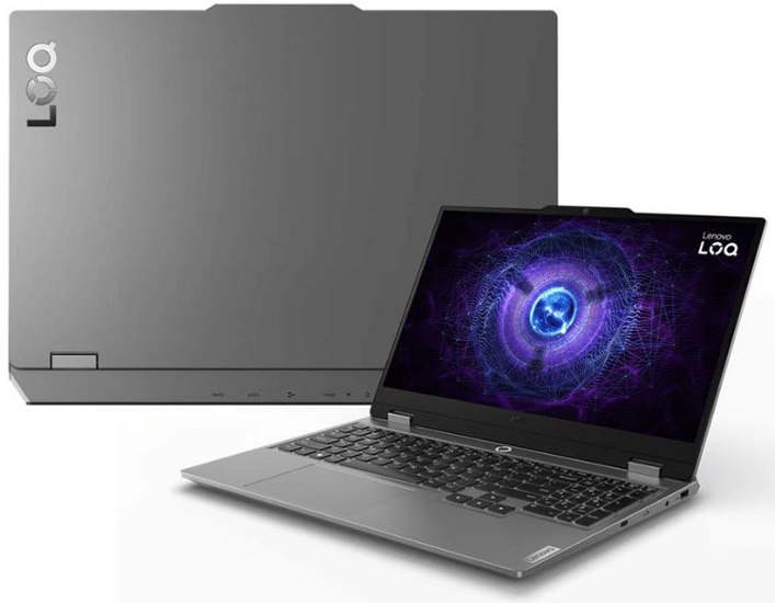 Lenovo 83GS005YYA LOQ 15IAX9 (Luna Grey) 8-Core i5-12450HX 4.4GHz/12MB 16GB DDR5 1TB-SSD-M.2-NVMe 15.6in FHD IPS AG (1920x1080) 100%-sRGB 144Hz 720p RTX-4050/6GB GLan WiFi-A/X BT5.2 HDMI Backlite 60Wh DOS