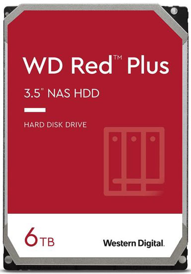 WD 6TB WD60EFZX Red Plus 3.5 Sata III 128MB