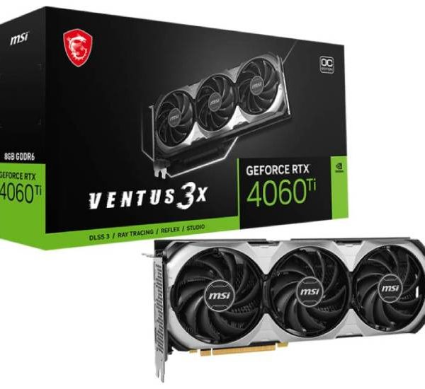 MSI nVidia GeForce RTX 4060 Ti 8GB 128bit RTX 4060 Ti VENTUS 3X E 8G OC