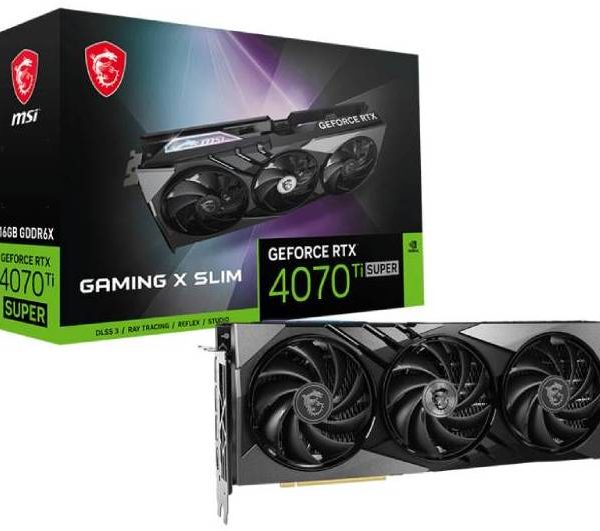 Msi nVidia GeForce RTX 4070 Ti 16GB 256bit RTX 4070 Ti SUPER 16G GAMING X SLIM