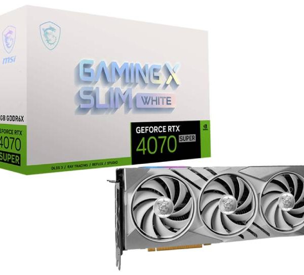 Msi nVidia GeForce RTX 4070 12GB RTX 4070 SUPER 12G GAMING X SLIM WHITE