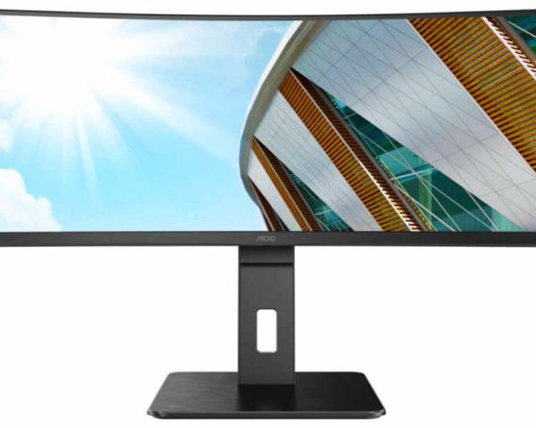 AOC 34in monitorCU34P2A VA 3440x1440 100Hz 4ms  zakrivljen crna