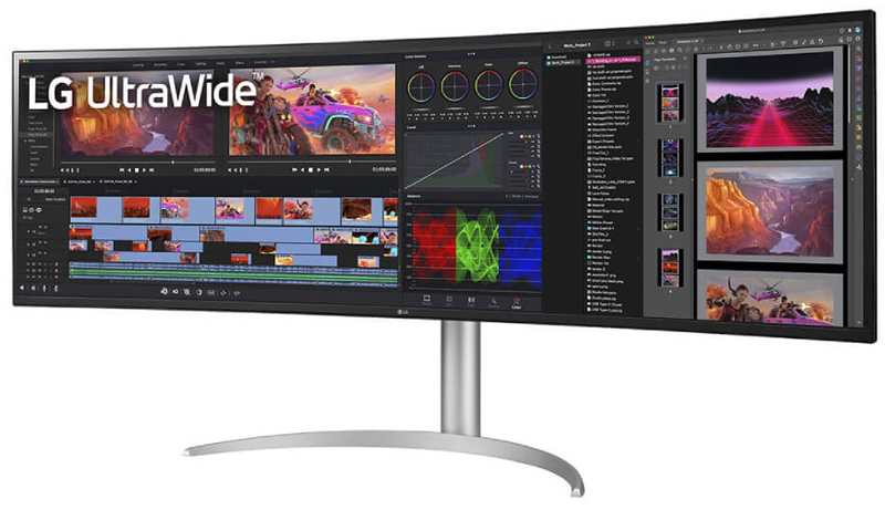 Lg 49in 49WQ95C-W IPS,zakrivljen 5120x1440 144Hz 5ms HDMIx2 DP USB Gsync,freesync