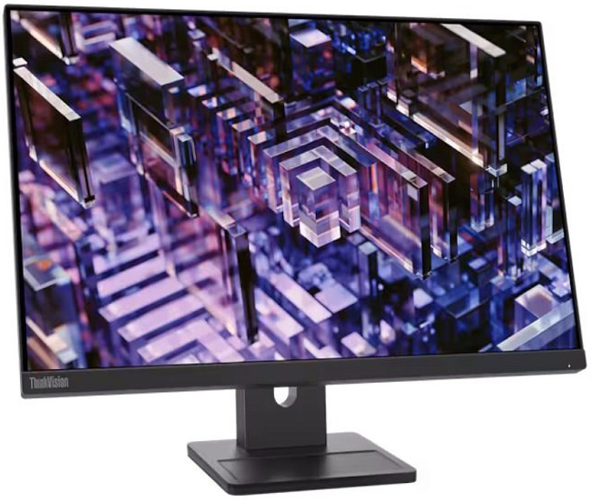 Lenovo Think 63ECGAT2EU ThinkVision E24q-30, QHD 2560x1440 WideLED IPS Anti Glare 6ms-4ms extreme mode Refresh 100Hz, 1x HDMI 2.1 TMDS, 1x DP 1.2, Black, Speakers 2Wx2, Tilt, Swivel, Pivot, Height Adjust St