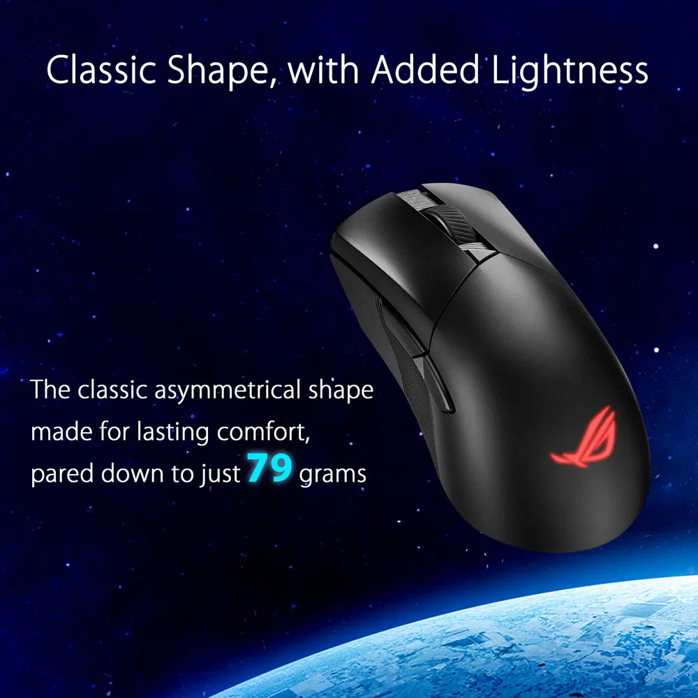 ASUS P711 ROG GIII Wireless AimPoint Gaming Optical USB crni - Slika 3