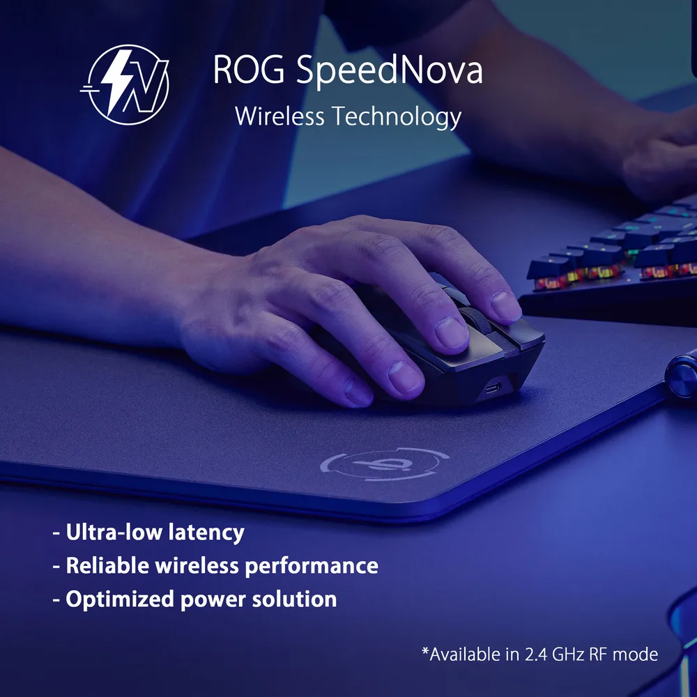 ASUS P711 ROG GIII Wireless AimPoint Gaming Optical USB crni - Slika 4