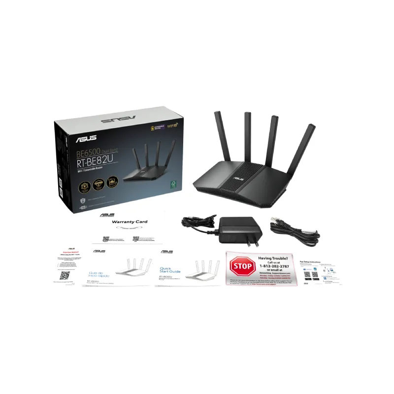 ASUS RT-BE82U Dual Band Wi-Fi 7 extendable ruter LAN04224 - Slika 4