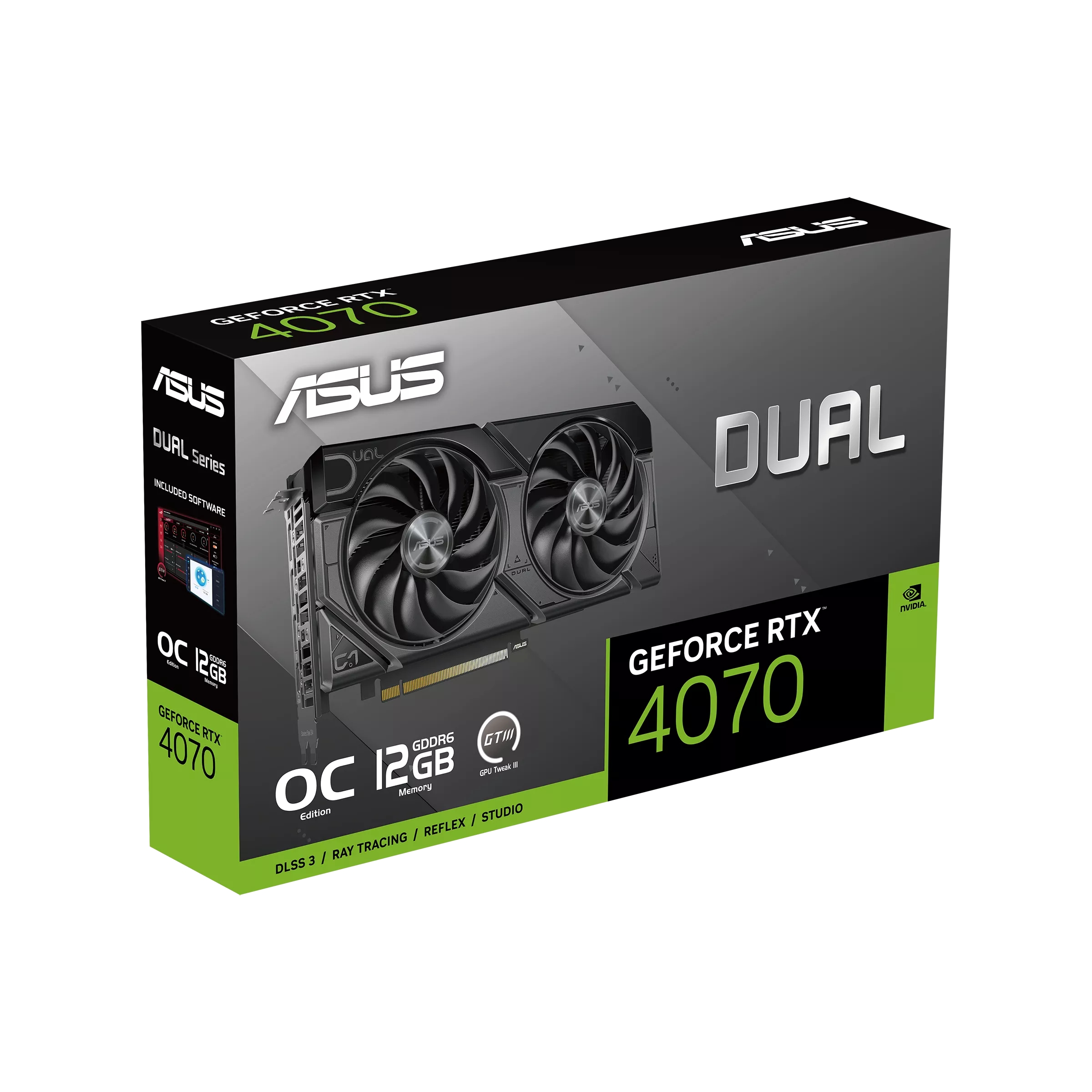 Asus nVidia GeForce RTX 4070 DUAL-RTX4070-O12GD6-EVO 12GB 192bit crna - Slika 12