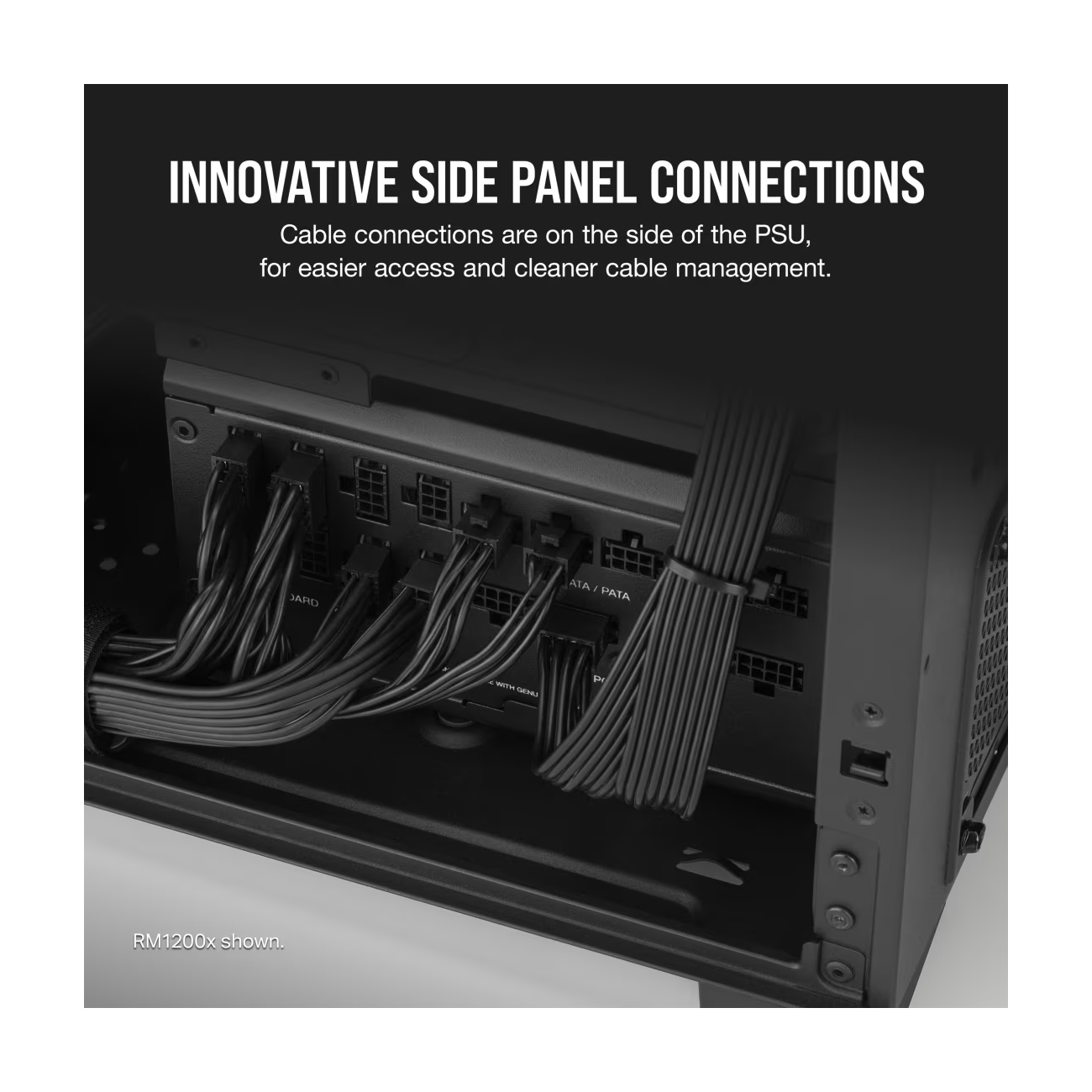 Corsair 1000W SHIFT RM1000x ATX 80+ Gold crna CP-9020253-EU - Slika 10