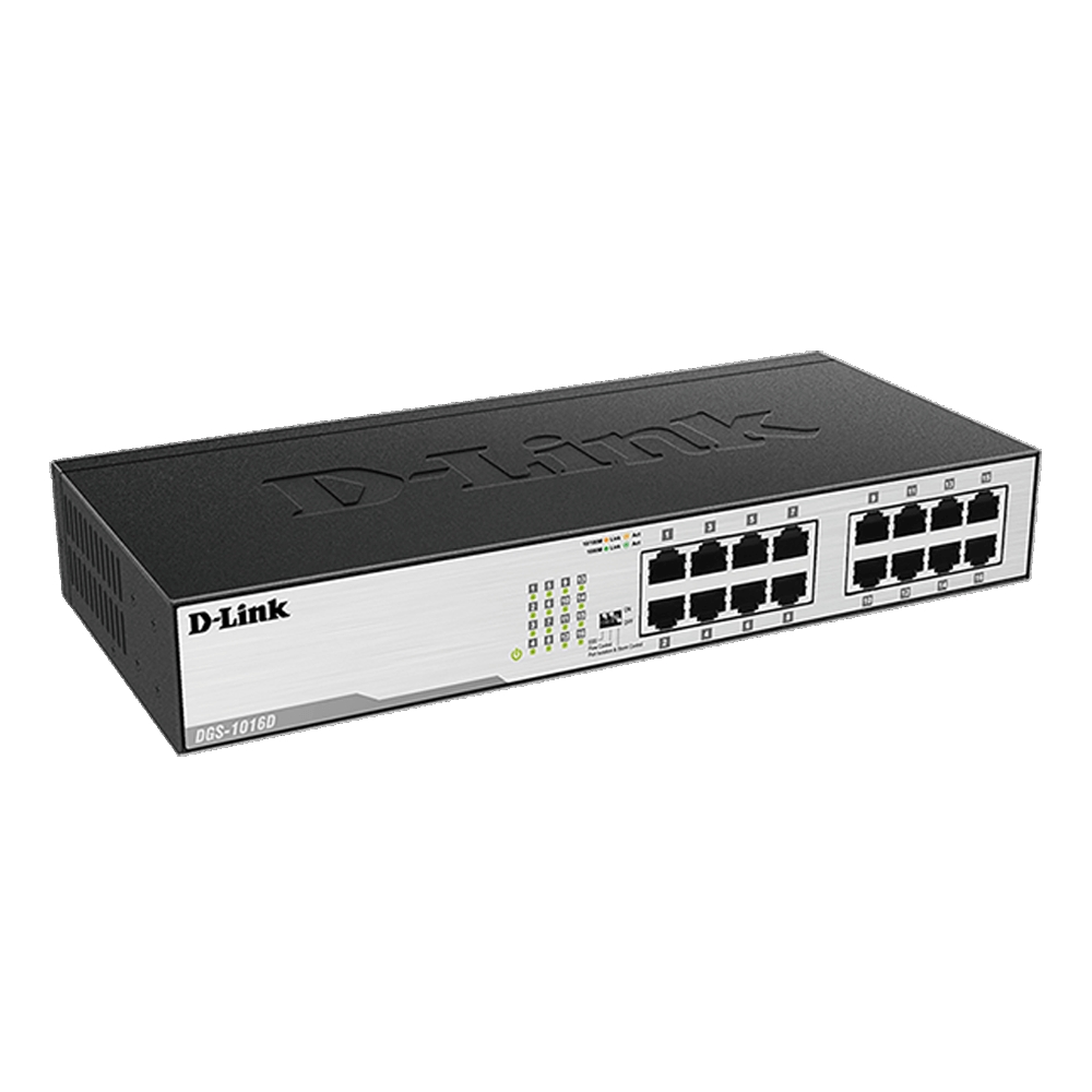 DLink Switch SOHO Gigabit DGS-1016D 16 x 10/100/1000 Mbit, 1U, unmanaged - Slika 3