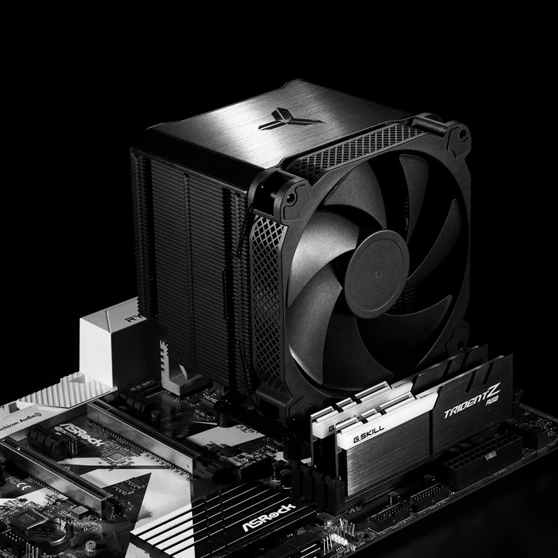 Jonsbo HX6250 Black PWM TDP250, 14cm fan CPU Cooler - Slika 3